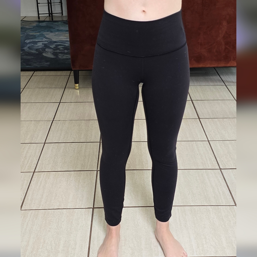 Thick Black Lululemon Leggings